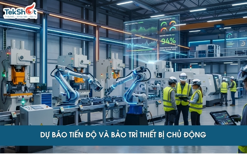dự báo tiến độ nhờ công nghệ AI