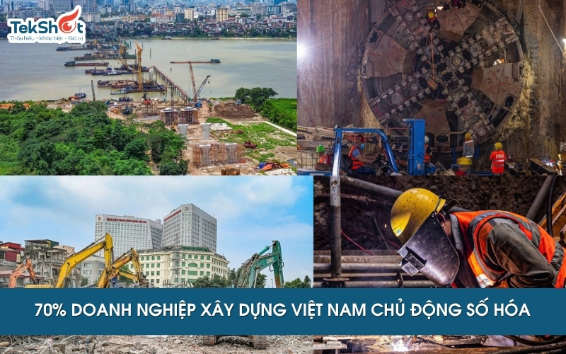 Các doanh nghiệp xây dựng Việt Nam chủ động số hoá